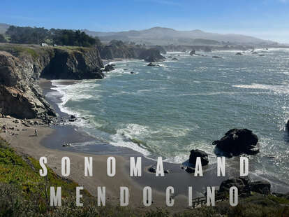 Duncan's Landing cove in northern california during the day