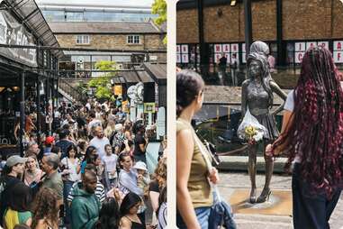 Bronze statue of Amy Winehouse, Camden