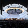 the la phil performs at the hollywood bowl in hollywood, ca, conducted by gustavo dudamel