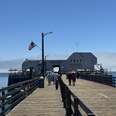 the sunny pier in avila beach, california